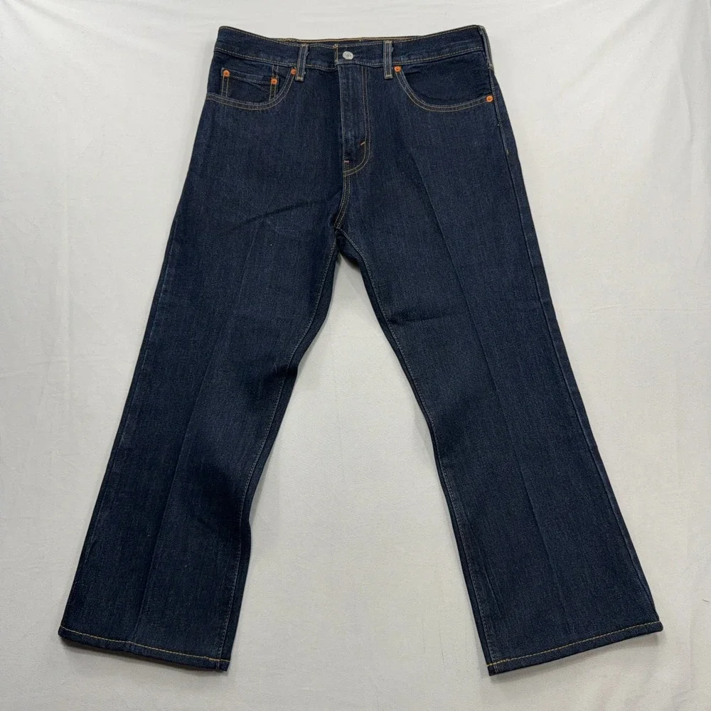 Levi's Jeans 517 Bootcut Bundle Dark & Medium Wash Denim Mens Blue W32 W26